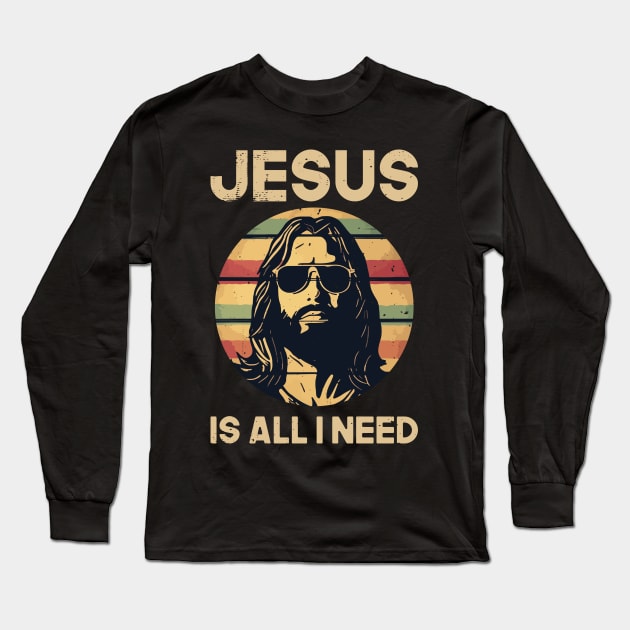 Jesus is All I Need Long Sleeve T-Shirt by nickymax915